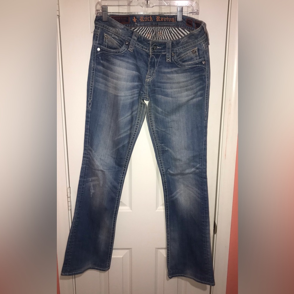 Rock Revival Elaine Boot Jeans Size 29 - Picture 2 of 6